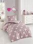 L'essentiel linge de maison Herz - Dusty Rose - Juego de funda nórdica individual